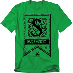 Harry Potter Slytherin Banner Adult T-Shirt - 1 of 4