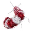Kurt Adler Tinsel Candy Cane Light Up Christmas Plastic Decoration, Red/White, 4 Feet - 4 of 4