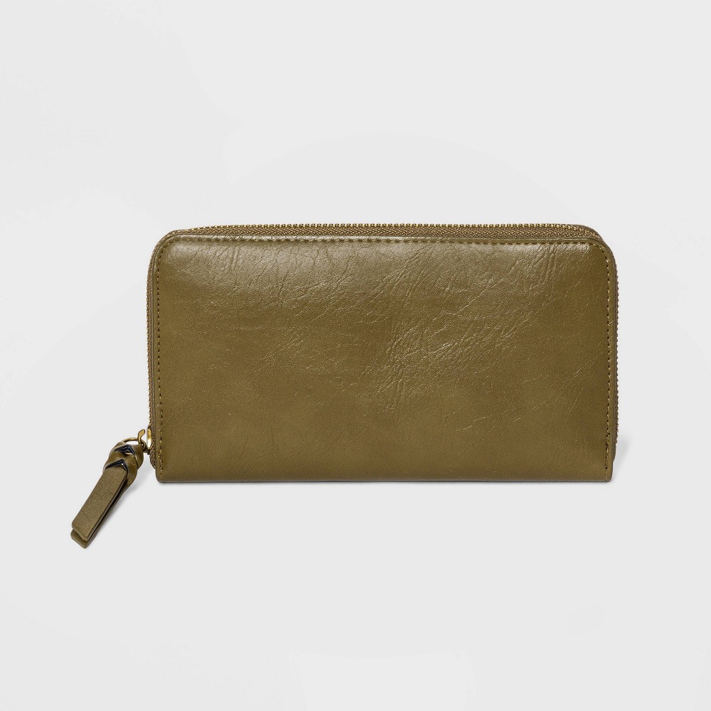 Women's Zip Wallet - Universal Thread™ Olive Green