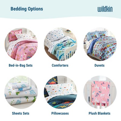 Jurassic Dinosaurs Blue Microfiber Twin Bedding Set