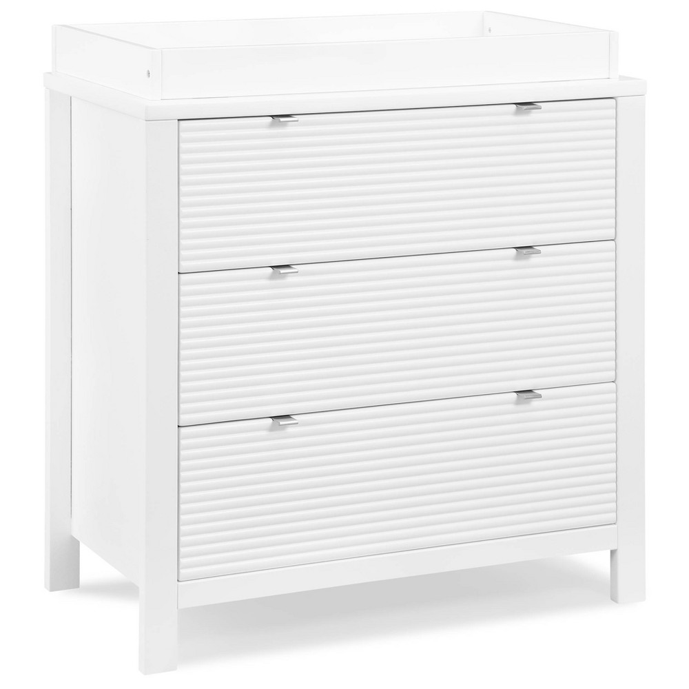 Delta Children Cassie 3 Drawer Dresser with Changing Top - Greenguard Gold Certified - Bianca White -  86862266