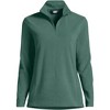 Lands' End Women's Anyweather Fleece Quarter Zip Pullover - 3 of 4