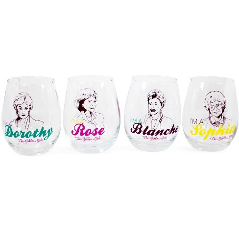 Icup, Inc. A Christmas Story Iconic Quotes 21oz Stemless Wine Glass Set