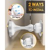 DOMETOUR Magnetic Door Stopper with Double-Sided Tape, No Drilling, Strong Hold, Door Catch for Bottom of Door - 3 of 4