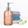 Unique Bargains Large Capacity Glass Soap Dispenser With Durable Pump 2 Pcs - 4 of 4