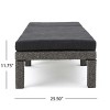Chaise Lounge with Cushioned Seat and Adjustable Backrest, Rattan Chaise Lounge Chair for Patio or Poolside-Maison Boucle - 4 of 4