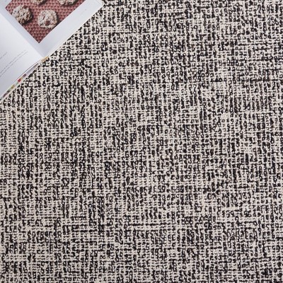 Handmade Black Wool Tufted 4' x 6' Area Rug