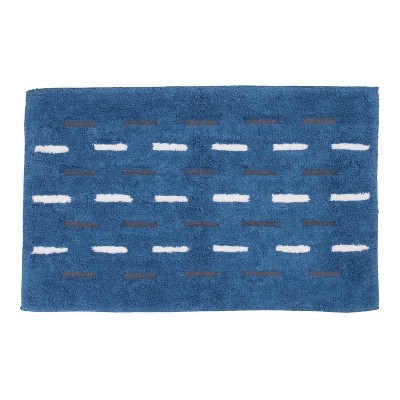 Dash Bath Rug Blue - Allure Home Creations