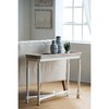 Narrow Alcott Console Table, Fir Wood, White Antique Finish, Entryway & Small Space Table - 4 of 4