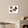 Art Remedy In Shapes and Earth Tones Modern Minimal Abstracts Framed - 2 of 4
