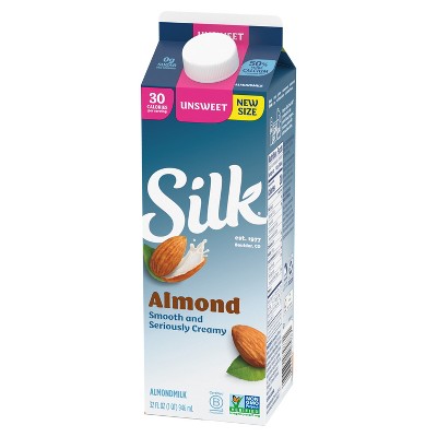 Silk Almond Unsweet Almond Milk - 32 fl oz