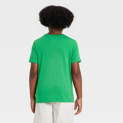 Детские Cat & Jack Boys' Short Sleeve T-Rex Dinosaur Graphic T-Shirt - Cat & Jack™ Green M — фото 3