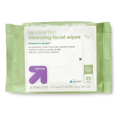 alcohol face wipes