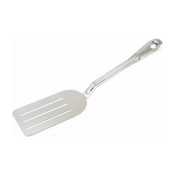 Unique Bargains Wood Handle Stainless Steel Smooth Wide Spatula Silver Tone  11.2 Long 1 Pc : Target