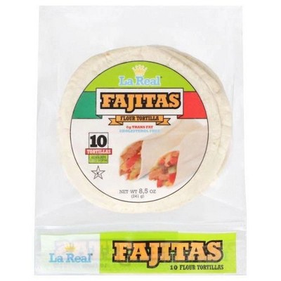 La Real 10 Pack Fajita Tortilla - 24 pack, 8.5 oz