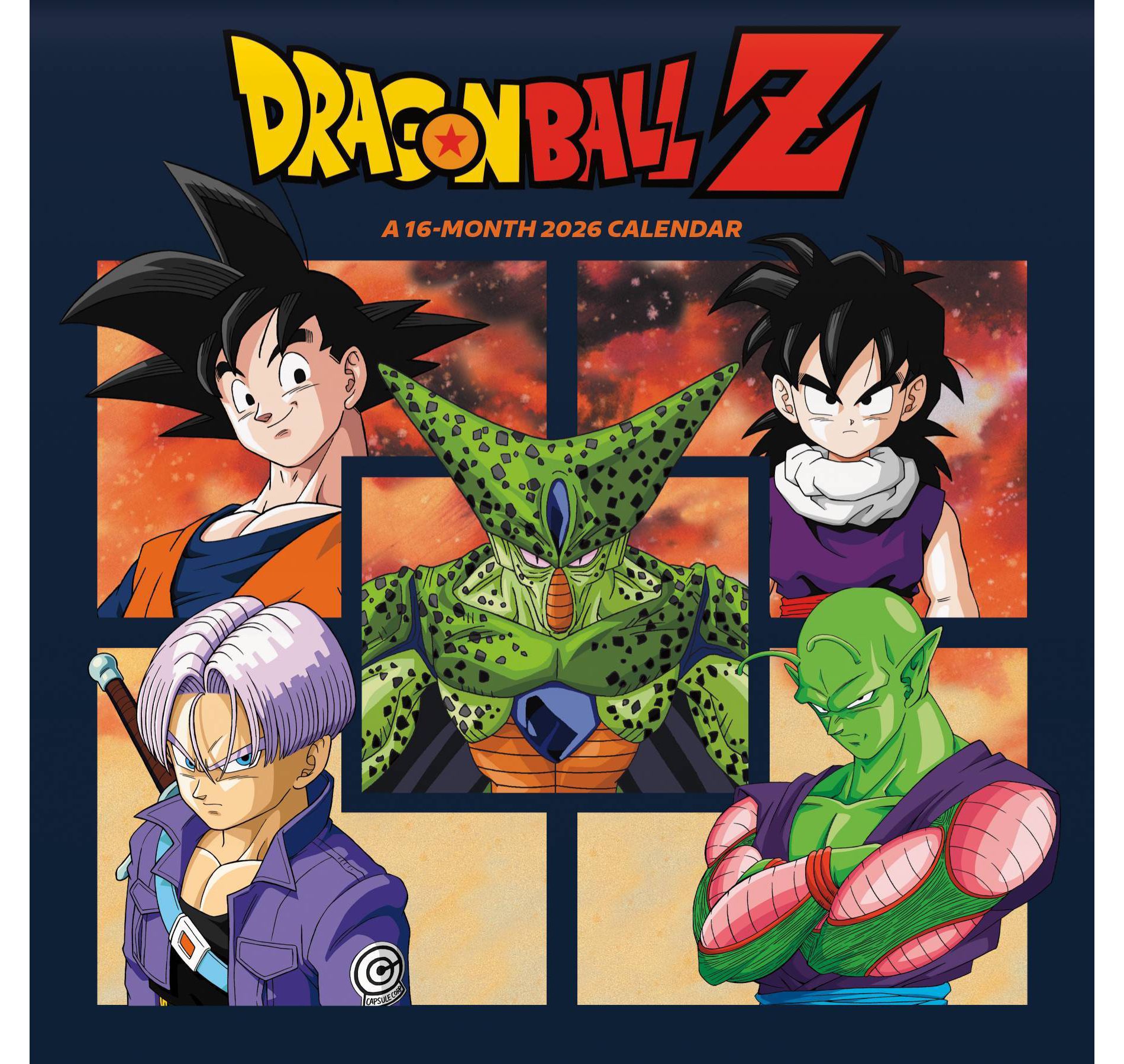 Trends International 2026 Dragon Ball Z 12"x12" Wall Calendar