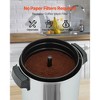 VEVOR Commercial Coffee Urn, 30 Cup 4.5 L Hot Beverage Dispenser with Dripless Faucet, Quick-Brewing Commercial Coffee Maker, Silver - 4 of 4