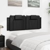 vidaXL Headboard Cushion Black - 4 of 4