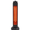 1500W Portable Electric Outdoor Patio Heater with 2 Heat Levels, Instant Heating, Tip-Over Protection for Party, Backyard, Garden - 3 of 4
