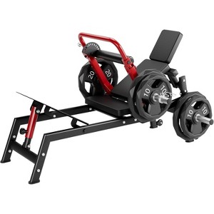 Coucheta Adjustable Leg Press and Squat Machine Professional Home Gym Equipment with Linear Bearings for Complete Lower Body Workouts Glute Machines - 1 of 4