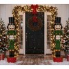 Classic Iron Nutcracker Holiday Decor in Green and Red with Durable Iron Construction, 15.25 x 14.00 x 63.50 inches - 3 of 4