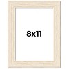 PosterPalooza | 8x11 Wide Barnwood Picture Frame, UV Acrylic, 6 Finishes - Grey, Brown, White, and Black - 2 of 4