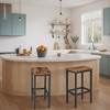 Barstool Set Of 2 Kitchen Stools Stools For Kitchen Island Breakfast Bar Stools Metal Bar Stools Bar Chairs Farmhouse Bar Stools Bar Height Stools - 4 of 4