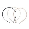 Unique Bargains Women's Solid Color Hairband 1 Set - 4 of 4