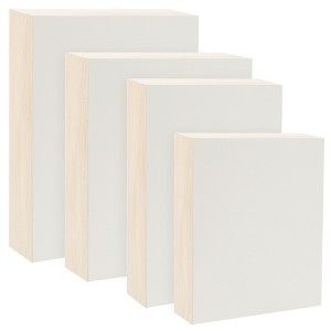 Da Vinci Pro Ultra Smooth Gesso Wood Panel Bundle - White Acrylic Polymer Gesso Panels for Artists, Painting, Oils, Acrylics, & More! - 2" Medium - 1 of 4