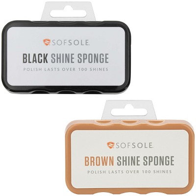 SOF SOLE BLACK COLOR SHINE SPONGE - Lamey Wellehan Shoes