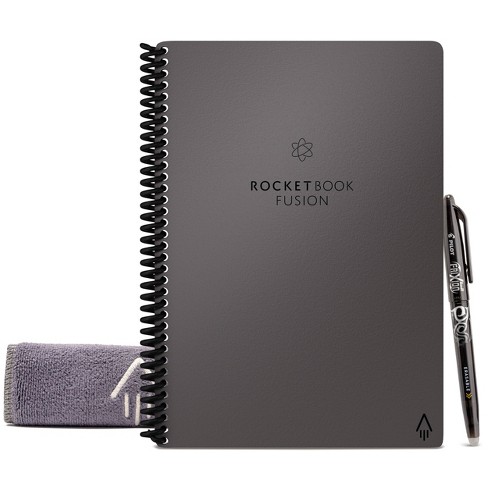 Fusion Smart Reusable Notebook 7 Page Styles 42 Pages 6 X8 5 Gray Rocketbook Target