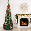 NAYSAYE 7FT Pre-Lit Christmas Tree Fully Decorated Artificial Xmas Tree for Living Room Home Office, Green, 25.6"*25.6"*84" - 2 of 4