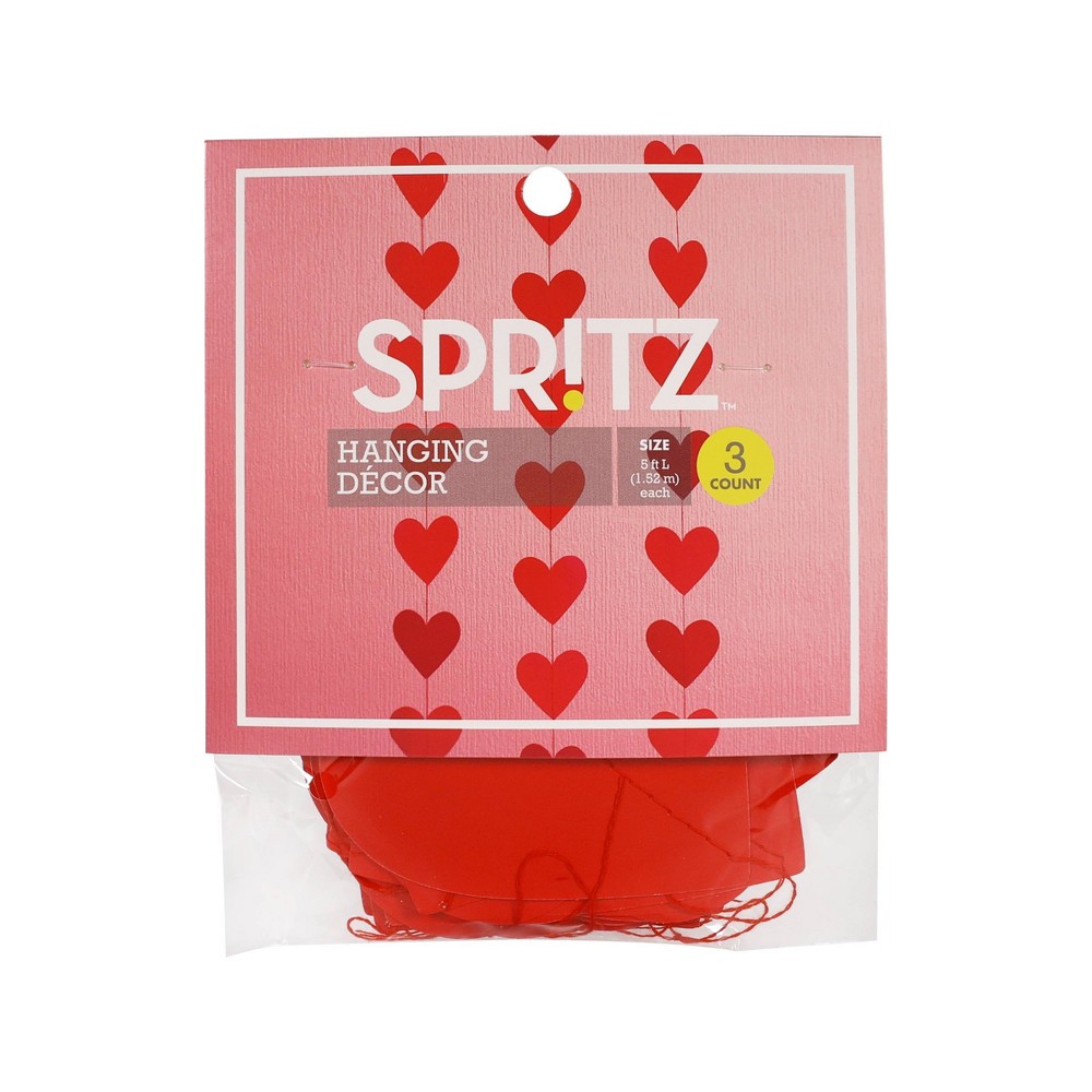 3ct Valentines Heart Hanging Décor - Spritz