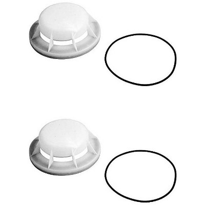 2) Pentair Sta-Rite 08650-0079 Swimming Pool Skimmer Valves Assembly w/O-Ring