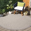 Sisal All-Weather SAW644 UV & Stain Resistant Non-Shedding Power Loomed Indoor/Outdoor Rugs - Safavieh - 2 of 4