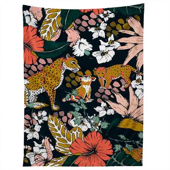 Marta Barragan Camarasa Animal print dark jungle Tapestry - Society6