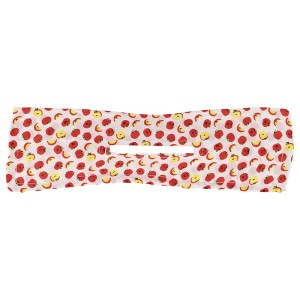 Unique Bargains Women's Cute Apple Pattern Hair Curler Red White 1 Pc - 1 of 3