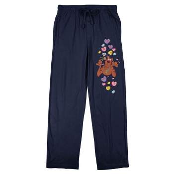 Willy Wonka & The Chocolate Factory Charlie And Logo Men's Heather Gray  Graphic Sleep Pants-small : Target