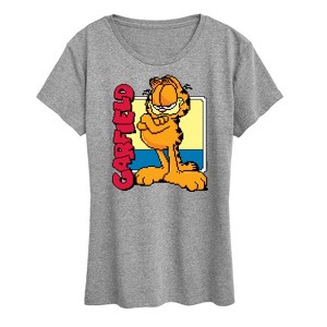 Women's - Garfield - Pixel Square Short Sleeve Graphic T-Shirt - 1 of 4