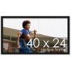 PosterPalooza | Modernist Black Picture Frame - UV Acrylic, Backing Board, Hanging Hardware Included - 2 of 4