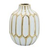Sculptural Ceramic Flower Vase for Office, Living Room Decor, Table, and Bedroom Display - House Decor with Style for Any Space - 4 of 4