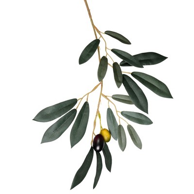 Mediterranean Charm 7' Faux Olive Tree in Pot