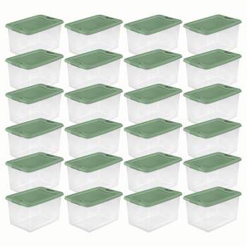 Hastings Home 590830AIY Ornament Storage Box, Green Organizer Cube, 24
