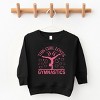 The Juniper Shop This Girl Loves Gymnastics Toddler Sweatshirt - 2 of 4