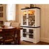 Buffet Cabinet with Storage, Sideboard Buffet with Glass Doors - 3 of 4