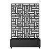 PexFix Outdoor Metal Trellis with Planter Box in Street Pattern - 3 of 4