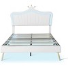 Streamdale LED Upholstered Queen Bed with Crown Headboard - 4 of 4