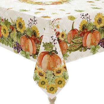 Laural Home Cornucopia Harvest Rectangle Tablecloth