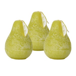 Green Grape Pear Candles - Set of 3 - 1 of 4