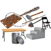 10 Piece HARDCORE Accessory Set for WWE & AEW Wrestling Action Figures - 2 of 2
